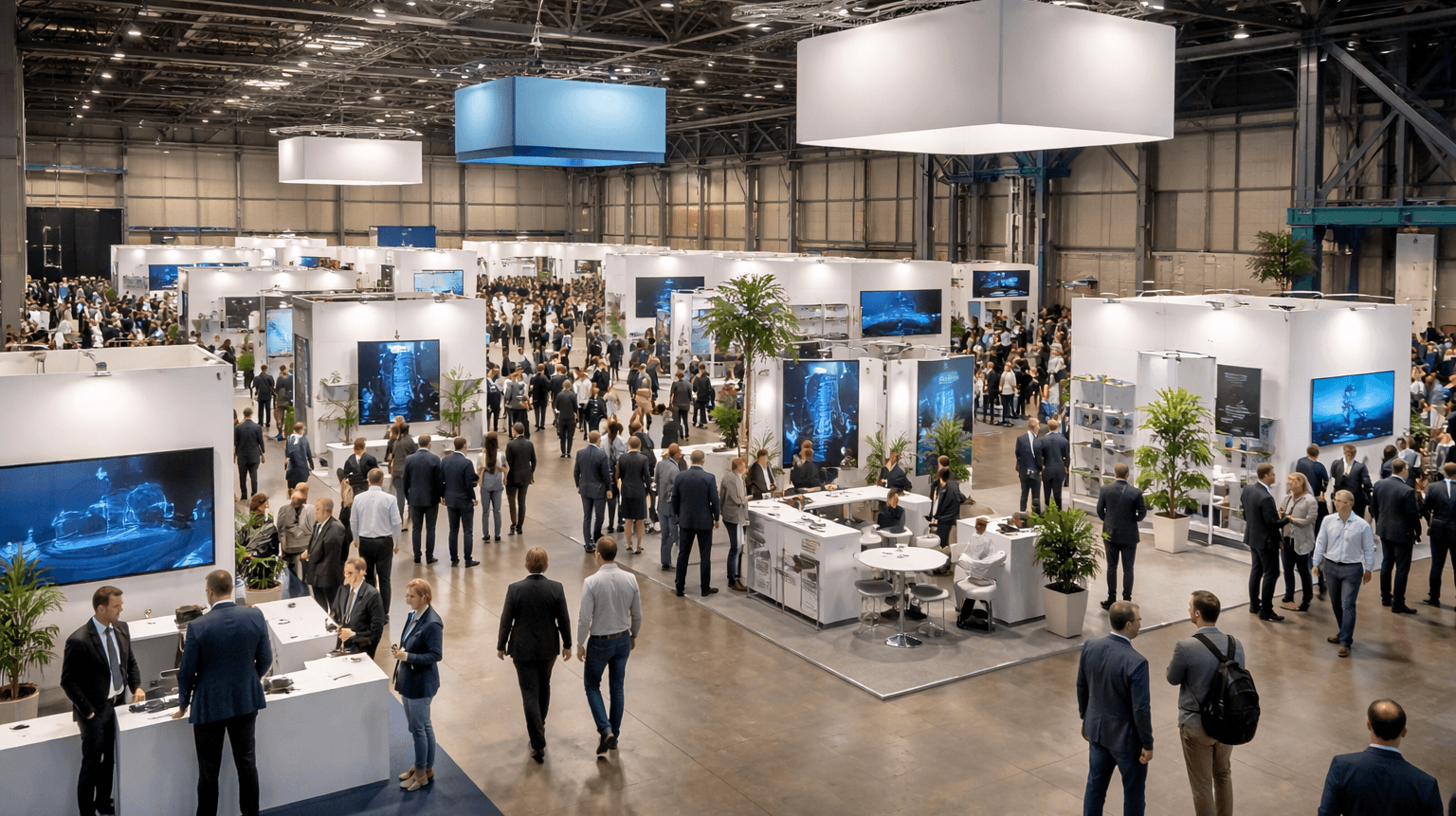 Photo if a tradeshow for B2B Event Success